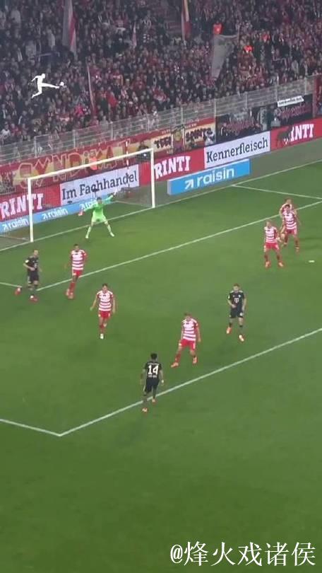 路易斯·迪亚兹对阵柏林联合的进球被评为德甲月度最佳进球 路易斯·迪亚兹对阵柏林联合的进球被评为德甲月度最佳进球